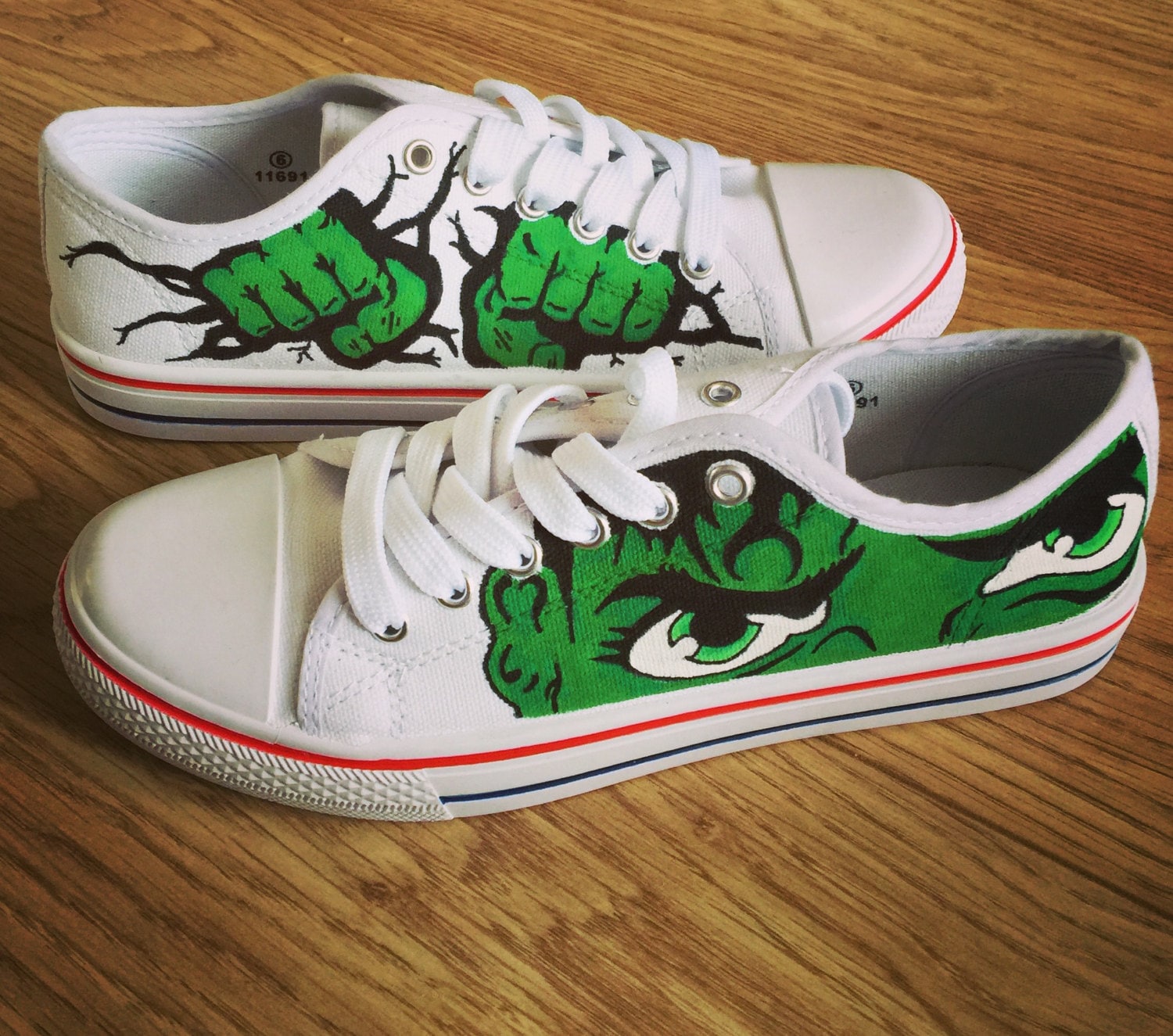 Incredible Hulk Shoes  Marvel Custom Shoes  Custom  Converse