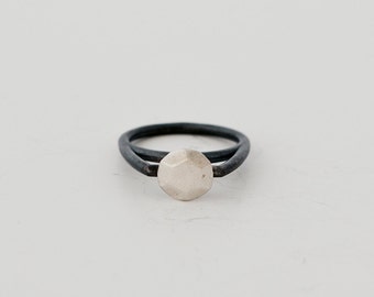 geometric ring - silver stacking rings - stackable rings - sterling silver rings for women - sterling silver jewelry - High Diamond SOX