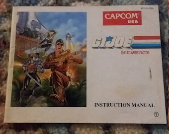 GI Joe NES instruction manual