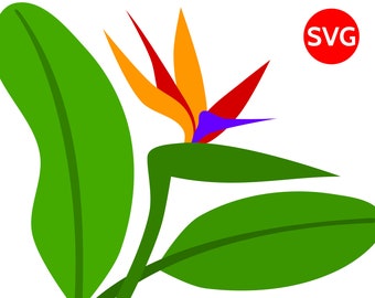 Free Free 282 Tropical Flower Leaves Svg SVG PNG EPS DXF File