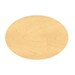 Oval Wood Cutout Small Sizes Up 12 Inches - Wall Decor Projects or Other Use