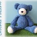 Pattern: Cuddle Buddy Teddy Bear Crochet Stuffed Animal
