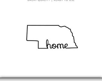 Free Free 308 Nebraska Home Svg SVG PNG EPS DXF File