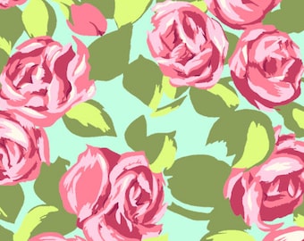 Amy Butler - Tumble Roses in Pink - Designer Fabric - AB48 Pink