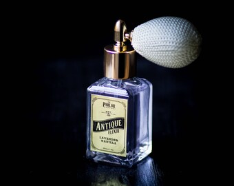 Antique Elixir - Lavender Vanilla Perfume - Atomizer Bottle Spray- 1 0z.