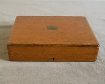 Vintage wooden cutlery box (empty - case only), ca. 1920's