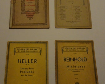 Bundle of Vintage Sheet Music from 1902-1922
