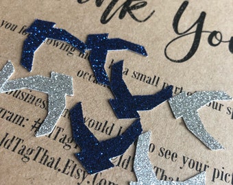 United States Air Force Emblem Confetti USAF party. Promotion, Retirement, DD214, Military Emblem