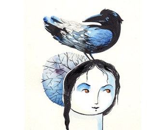 The Raven Crow limited edition print