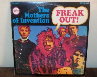 Vintage 1966 Vinyl LP Record Freak Out! The Mothers of Invention Frank Zappa NEAR MINT Condition 13633