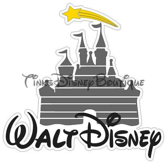 Download Disney SVG clipart Disney Castle Title Disneyland Disney World
