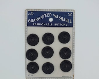 Vintage Black Buttons