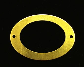 10 pcs 36 x 27 mm oval charms , findings, pendant,messing