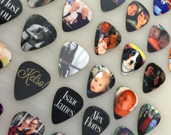 Custom Guitar Pick, Photo Guitar Pick, Fathers Day, Personalized Guitar Pick, Guitar Picks, Guitarist Gift Idea