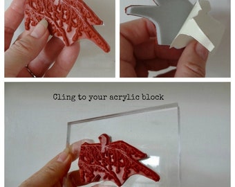 Acrylic Block for Stamping | Stamp Handle for Cushioned Stamps