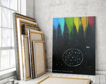Kabbalah Art, Kabbalah Painting, Black Painting, Acrylic Black art, Space Painting, Canvas art, Handmade Painting, Original art, 140X100