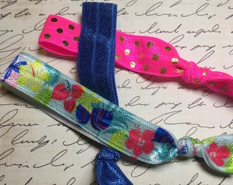 Hair Elastics Assortment set of 3