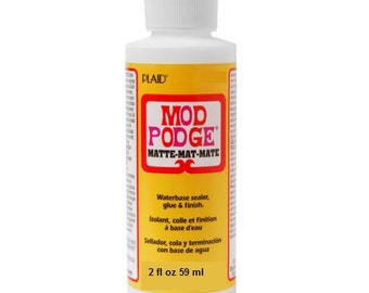 New Factory Sealed Bottle Plaid MOD PODGE CS15139 MATTE water base waterbase sealer sealant glue/finish For Decoupage Crafts 2 fl oz / 59 ml