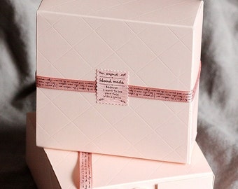 Pink colour gift boxes in set of 10
