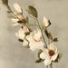 vintage style Silk Artificial Magnolia,Flowers for Bridemaid Bouquet Supplies,Wedding Centerpieces Supplies,Arrangement Decorations(165-15)