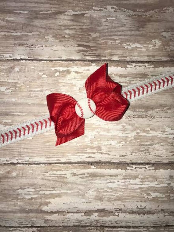 Baseball Headbands Newborn Headband Baseball Bow Headband