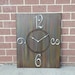 24" x 30" Wall Clock, Large Wall Clock, Rainbow Wall Clock, Unicorn Wall Clock, Custom Wall Clock, Oversized Wall Clock, One of a Kind Clock