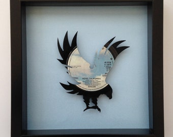 The Eagles 'Hotel California' Eagle Vinyl Record Art