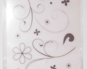 Brown Flourishes Rub Ons