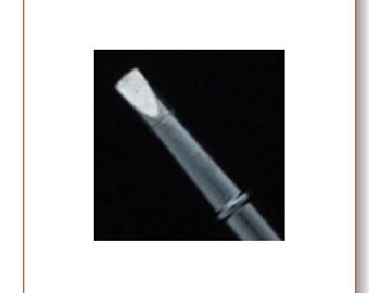 Weller Soldering Iron Tip Only for the Weller 100PG Iron, 1/4" Chisel Tip, Great for Jewelry, Stained Glass, Copper Foil, Lead