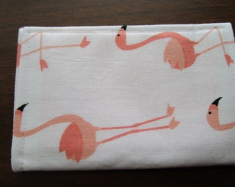 Wallet, Minimalist Wallet, PINK FLAMINGOS, Business Card Holder Travel Wallet, Bifold Wallet, Small Wallet, Credit Card Holder, Card Wallet