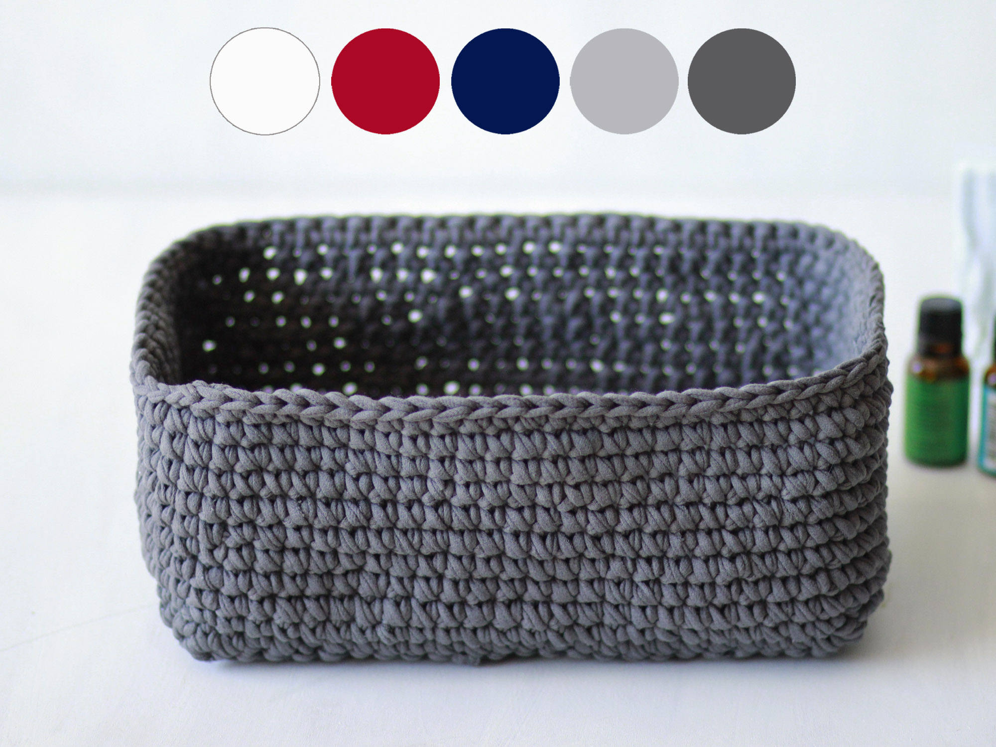 Häkeln Sie Korb Bad Lagerung Kinderzimmer Aufbewahrung