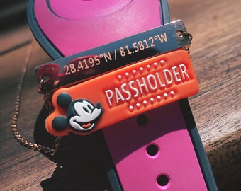 Walt Disney World Coordinates Necklace