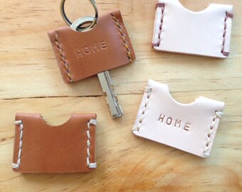 Leather Key Cover ,Key cap,Key Organizer,Key Case,Key Topper,Set of two