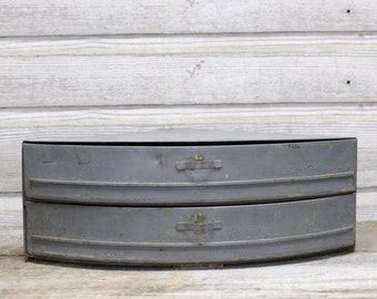 Vintage Industrial Wedge Storage Drawers
