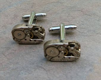 watch movement cuff links