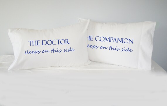 Doctor Who Tardis Personalized Custom Pillowcase set