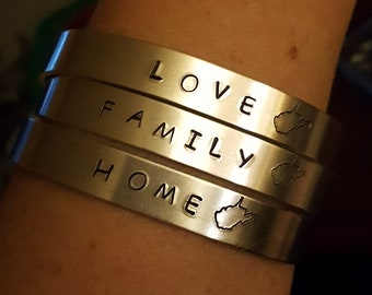 West Virginia Cuff Bracelet