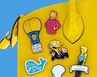 Simpsons Pin Collection Soft Enamel Pins