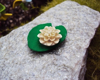 Miniature Lotus Pad for Fairy Garden