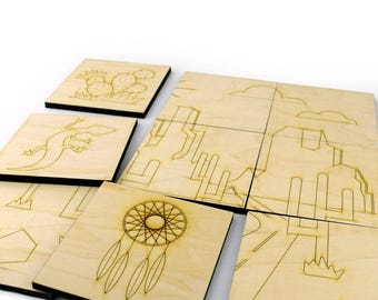 Southwestern Wooden Puzzle