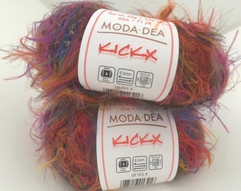Yarn Moda Dea KickX Novelty Yarn // 2 Skeins