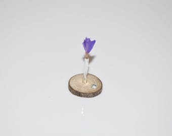 Miniature table decoration Laurel wood
