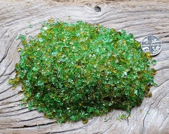 Green Angel Sand 50g and 100g - English Seaham and North East Beaches sea glass - Direct from Imogen's Beach