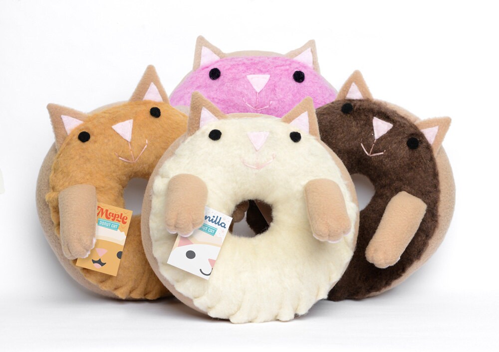 donut valentine plush