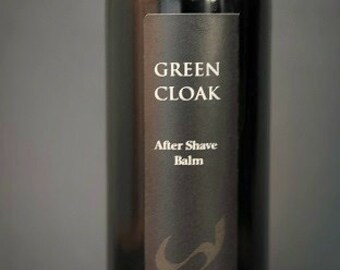 GREEN CLOAK organic After Shave Balm, Gifts For Him, Groomsmen Gifts, Natural Aftershave, Men's Grooming, Organic Aftershave