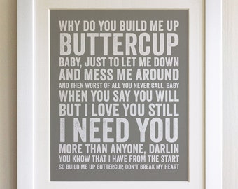 build me up buttercup lyrics