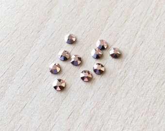 "Rose gold" Swarovski paste rhinestones 4mm SS16