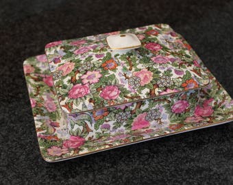 Crown Ducal Chintz Candy Box