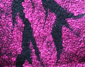 Modern Gothic nuno-felted scarf