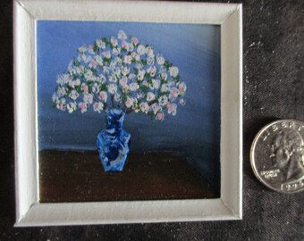 miniature painting, dollhouse accessories